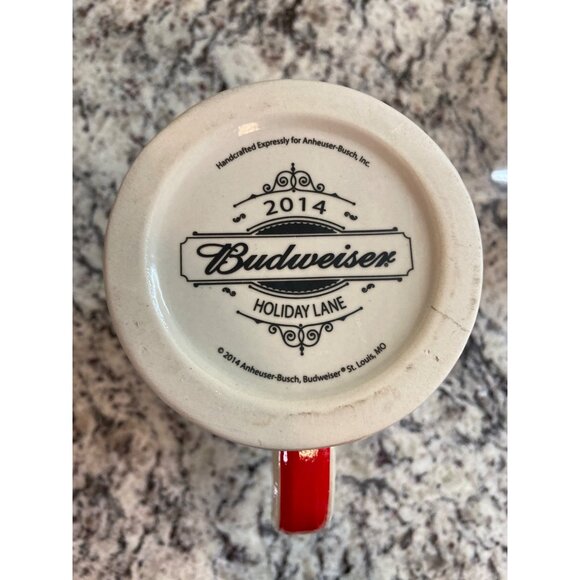 2014 Budweiser Holiday Stein Holiday Lane w/ Box COA Clydesdales Collectible - Picture 6 of 6